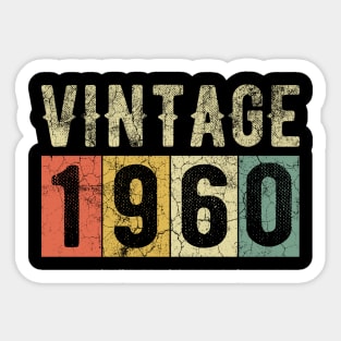 Vintage 1960 Sticker